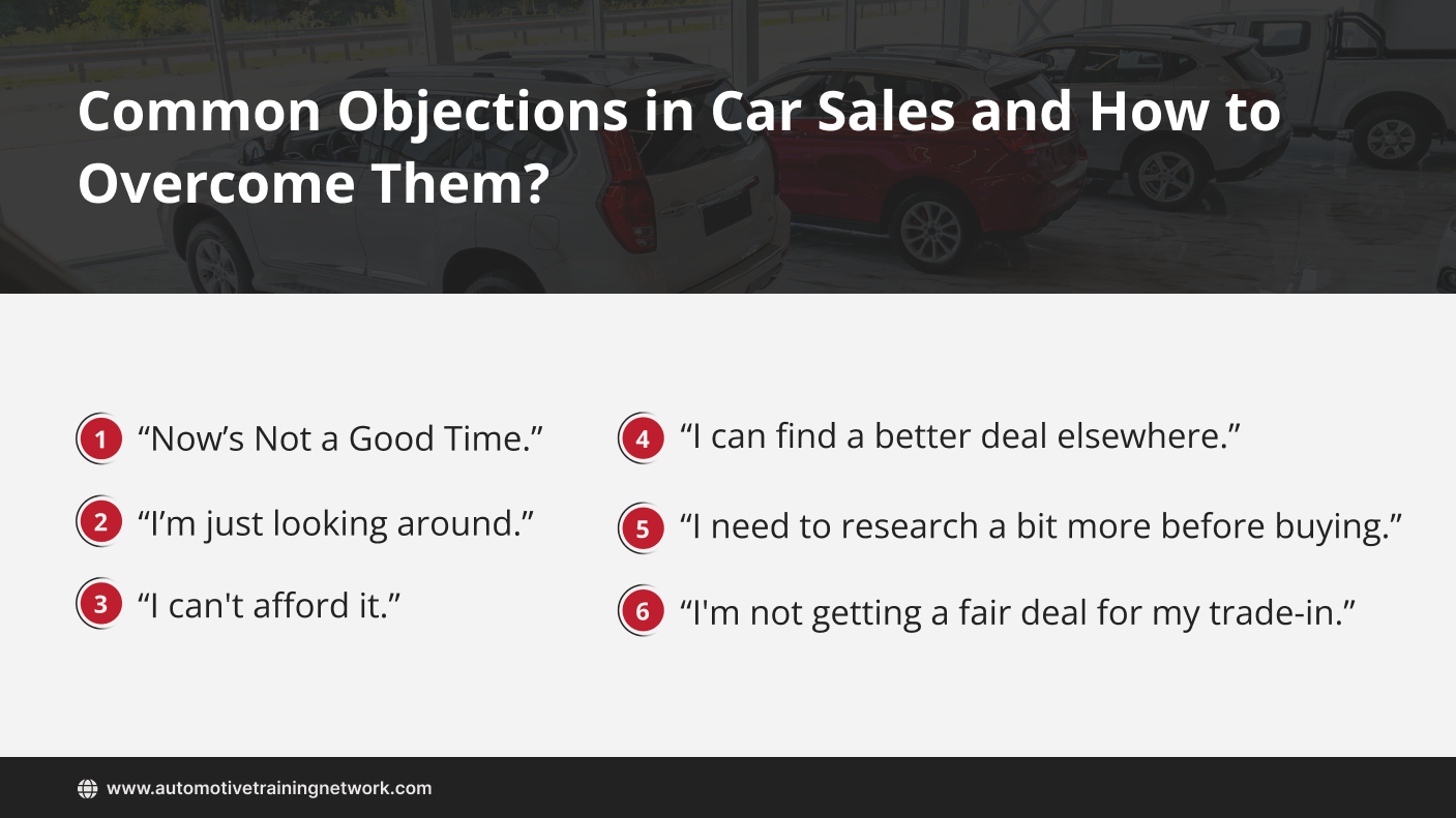 Common Objections in Car Sales and How to Overcome Them?